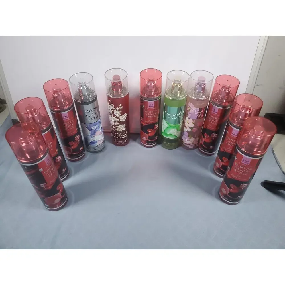 Bath & Body Works Fine Fragrance Mist 8oz Lot of 11 Winter Candy Apple Mixed NEW